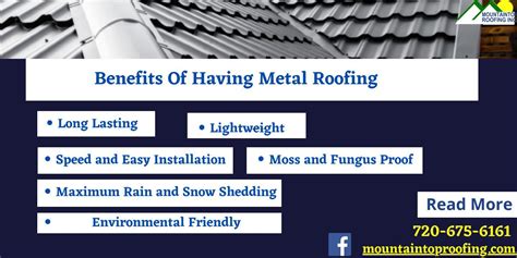 Benefits of Having Metal Roofing by MountainToproofing - Issuu