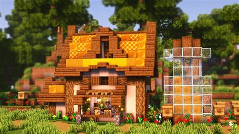 Minecraft: How to Build a Beekeeper's house I Easy Relaxing tutorial - YouTube