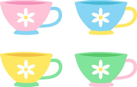 Fancy Tea Cups Clip Art | Clipart Panda - Free Clipart Images