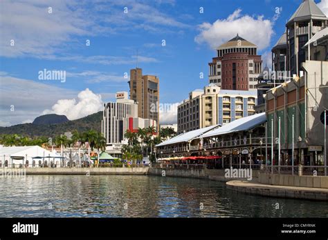 Port Louis, waterfront, downtown, city center, Mauritius, Africa Stock Photo - Alamy