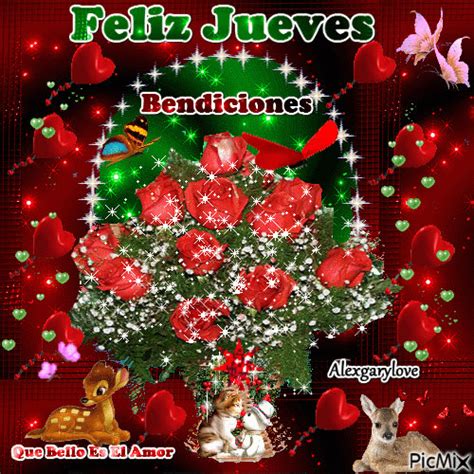 Feliz Jueves bendiciones - PicMix