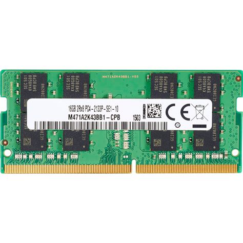 HP 4GB DDR4 2666 MHz SO-DIMM Memory Module 3TK86AT B&H Photo