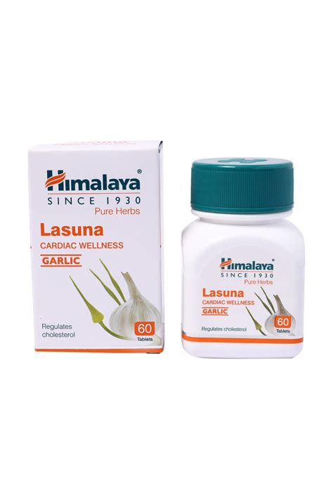 Himalaya Lasuna, 60 Capsules Price, Uses, Side Effects, Composition - Apollo Pharmacy