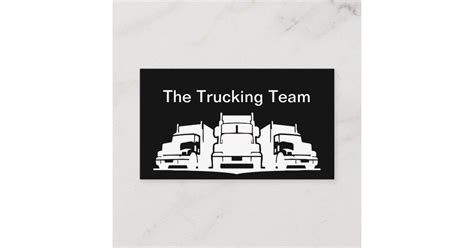 Truck Driver Business Cards | Zazzle.com