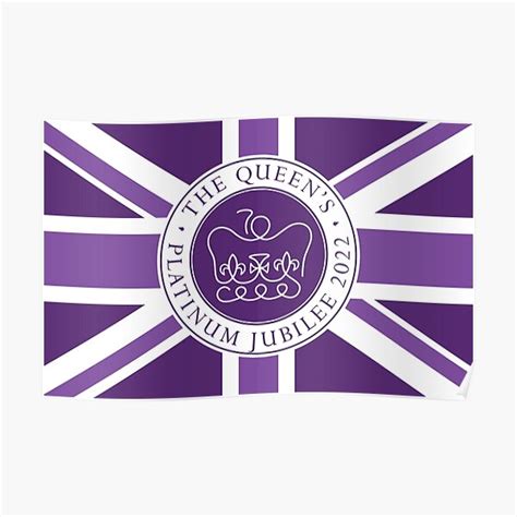 "Platinum Jubilee" Poster for Sale by Yorkiedesign | Redbubble