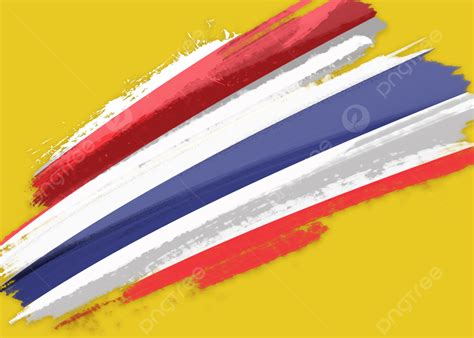 Thailand National Day Flag Brush Background, National Day, National ...