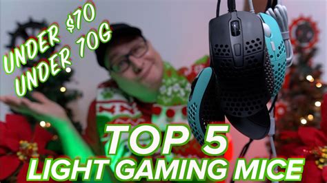 Top 5 Gaming Mice, Under $70 & Under 70g - YouTube