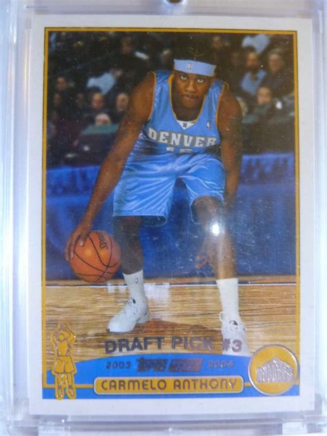 CARMELO ANTHONY 2003-04 Topps Rookie Card RC #223 New York KNICKS GEM ...