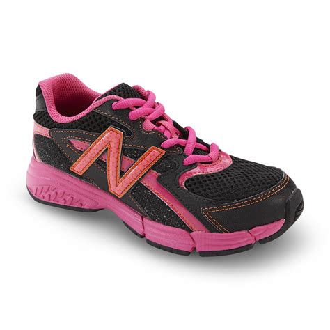 New Balance Girl's 513 Lace Athletic Shoe - Black/Neon Pink | Shop Your ...