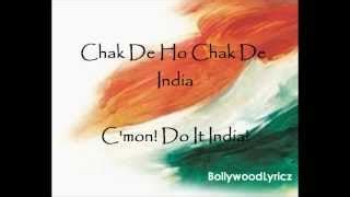 Chak De! India [English Translation] Lyrics Chords - ChordU