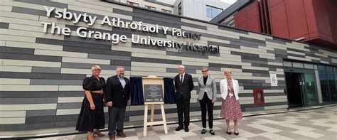 First Minister Conducts Official Opening Ceremony at The Grange University Hospital - Aneurin ...