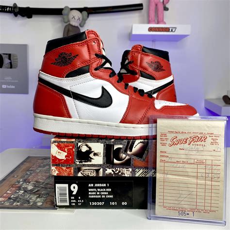 1994 Air Jordan 1 Chicago VINTAGE Retro High - SIZE 9… - Gem