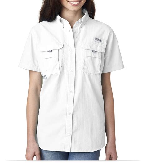 Columbia Ladies Bahama Short-Sleeve Shirt Embroidered Online