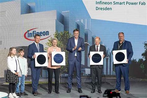 Infineon breaks ground for new plant in Dresden