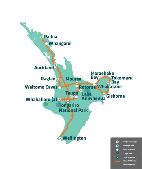 Waitomo Glowworm Caves Map