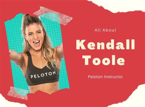 All About Kendall Toole: Peloton Instructor - The Bikers Gear