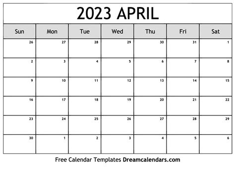 Show Me A Calendar For April 2023 New Amazing Incredible - Seaside ...