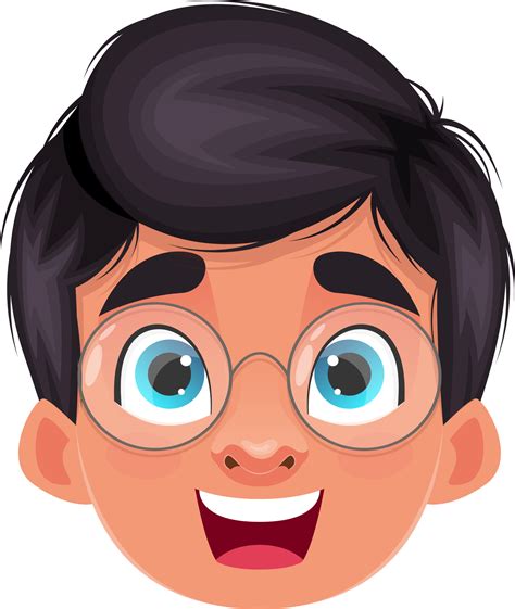 Little kid face expression clipart design illustration 9354922 PNG