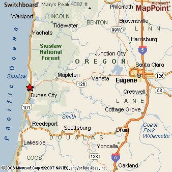 Florence, Oregon Area Map & More