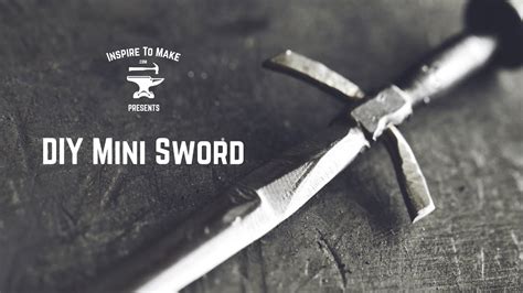 DIY Mini Sword - YouTube