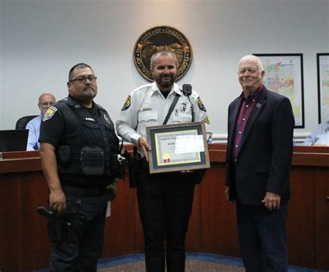 Officer Holroyd presented with certificate of longevity | South Central ...