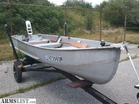 ARMSLIST - For Trade: 14 foot jon boat trailer with trolling motor