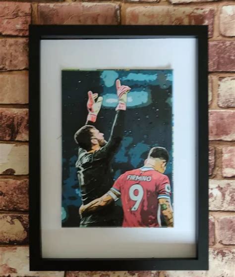 LIVERPOOL FC ALISSON Becker Goal Celebration Pop Art Tribute Football Picture £3.79 - PicClick UK