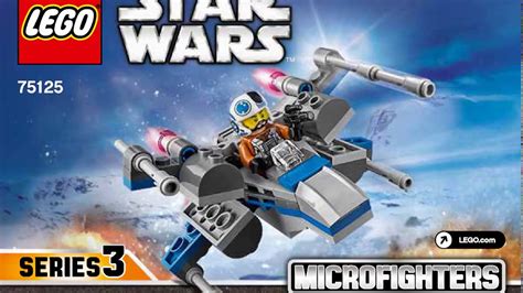 Lego Instructions - Microfighters- Set 75125 - Resistance X-Wing Fighter - YouTube