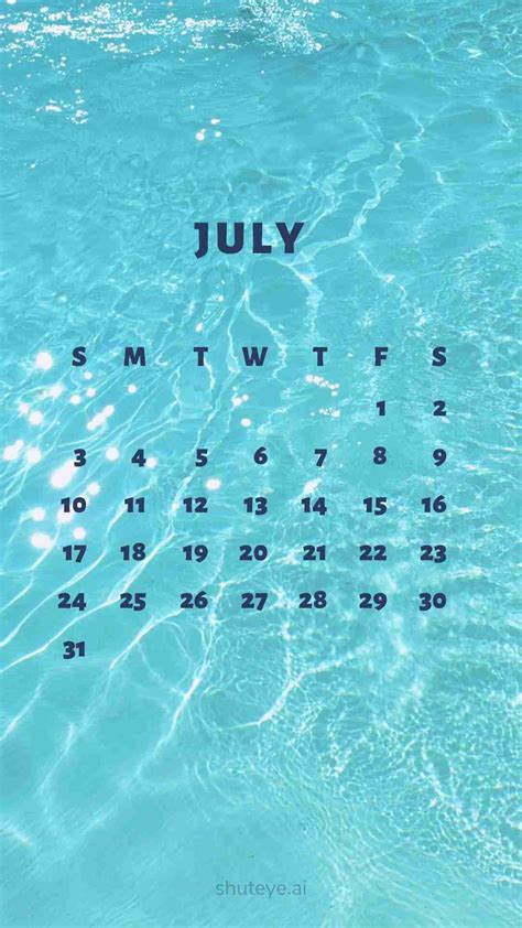 Printable July Calendar 2023 | Free Printable Calendars - ShutEye July Calendar, Free Printable ...