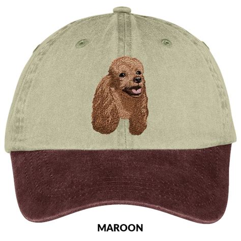 Brown Poodle Hat – Embroidered | DogShoppe.net