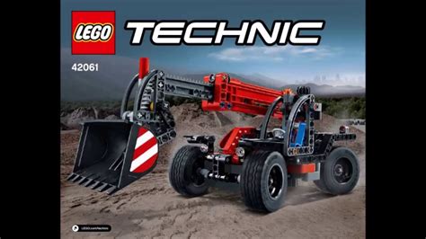 LEGO Technic 42061 Telehandler Instructions (A Model) - YouTube