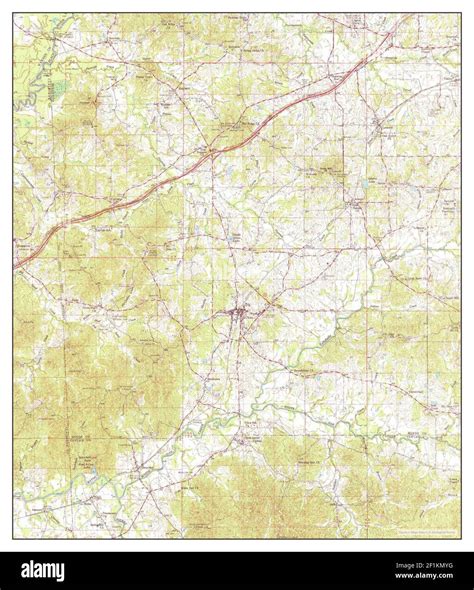 Utica, Mississippi, map 1965, 1:62500, United States of America by Timeless Maps, data U.S ...