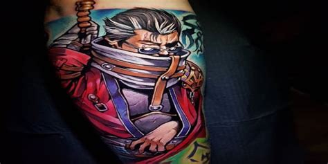 Auron tattoo by the amazing Simon K Bell in Design for Life Liverpool. : FinalFantasy