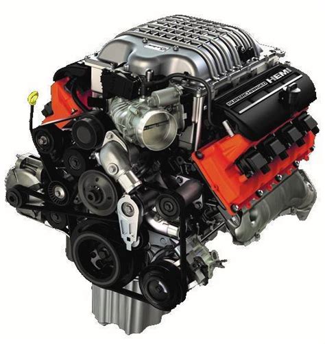 Mopar Performance 6.2L 376CI Hemi Hellcrate Supercharged Long Block ...