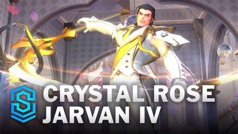 Crystal Rose Jarvan Wild Rift Skin Spotlight - YouTube