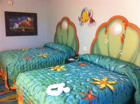 : Standard Little Mermaid Rooms at Disney Art of Animation ... Teal Girls Rooms, Girls Bedroom ...