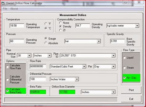 Flow calculation software orifice plate calculator excel - lottolasopa