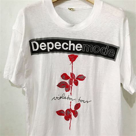 Vintage 1990 Depeche Mode T Shirt Size L Free Shipping | Etsy | Depeche ...