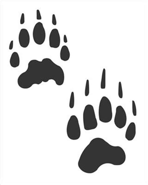 Honey badger paw prints (528×659) | Honey badger tattoo, Paw drawing ...