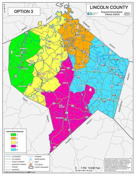 Board Approves New District Boundary Map | Lincoln County Schools