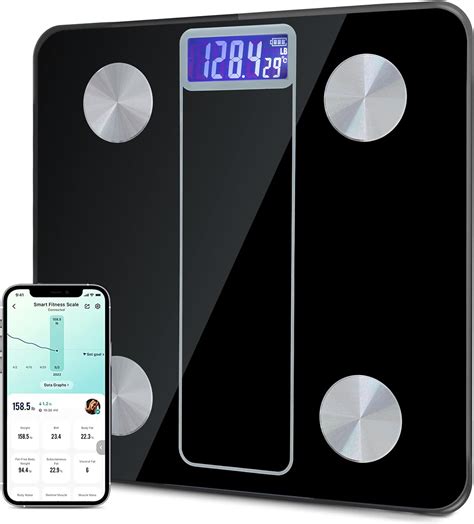 Smart Body Fat Scale BMI Digital Bathroom Wireless Scales - 400lb Capacity