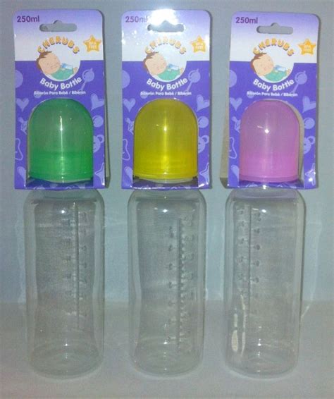 £1.00 BPA FREE BABY BOTTLES 250ml (12) - Greenheys Sundries