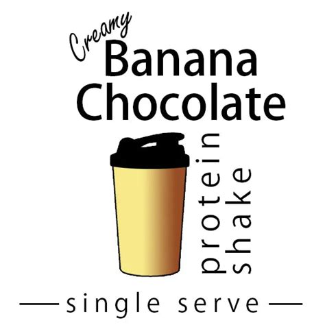 Protein Shake - Banana Chocolate Single Serve from Keto Store NZ | Keto Store NZ