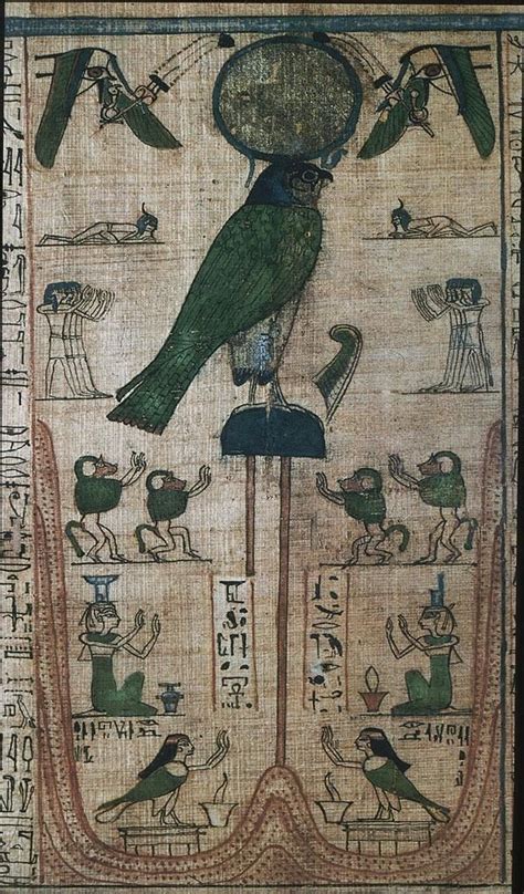 Papyrus of Ani: Theban Book of the Dead c. 1250 BCE. | Egyptian art, Ancient egyptian art ...