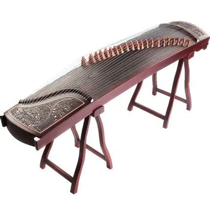 Professional 21 Stringed Chinese Zither Top Quality Wutong Wood Guzheng ...