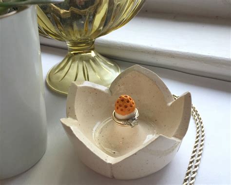 Handmade Ceramic Ring Holder Ring Dish Engagement Ring