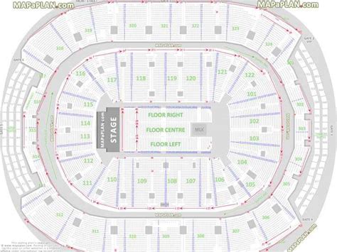 Toronto Scotiabank Arena seat & row numbers detailed seating chart ...