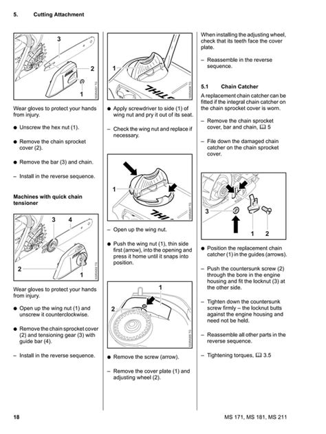 Stihl ms 211 chainsaw service repair manual