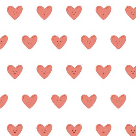 Premium Vector | Cute heart pattern