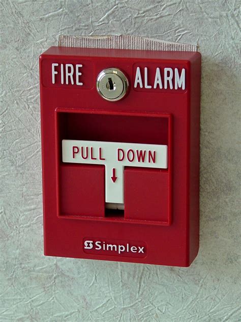 Simplex fire alarm pull station - a photo on Flickriver